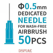 Dedicated Needle for Wash-Free Airbrush (50 pcs) 0.3mm 0.5mm [DSPIAE] AB-D03 AB-D05 - Image 3