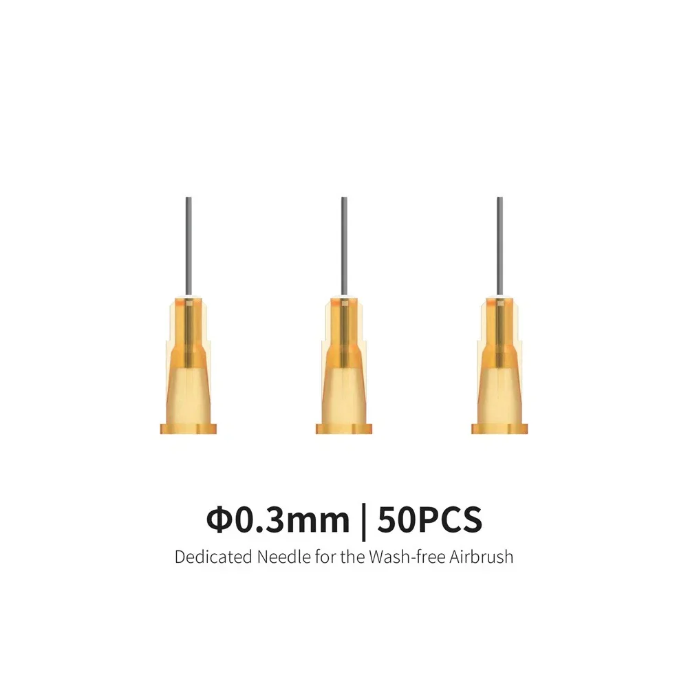 Dedicated Needle for Wash-Free Airbrush (50 pcs) 0.3mm 0.5mm [DSPIAE] AB-D03 AB-D05 - Image 4