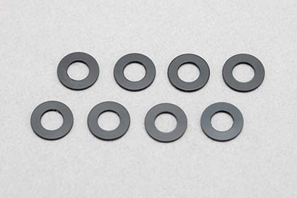 φ3.0 x φ6.0 x 0.5, 1.0, 1.5, 2.0, 3.0mm Spacer Shims (8pcs) YD2 [Yokomo]