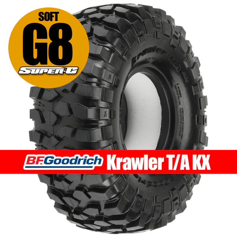 1-10 BFG Krawler T-A KX Front-Rear 1.9" Rock Crawling Tires (2 Pack) G8 PREDATOR [PROLINE] PRO1017103 PRO1013614 PRO1017114  PRO1013603 - Image 6