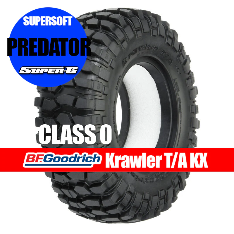 1-10 BFG Krawler T-A KX Front-Rear 1.9" Rock Crawling Tires (2 Pack) G8 PREDATOR [PROLINE] PRO1017103 PRO1013614 PRO1017114  PRO1013603 - Image 9