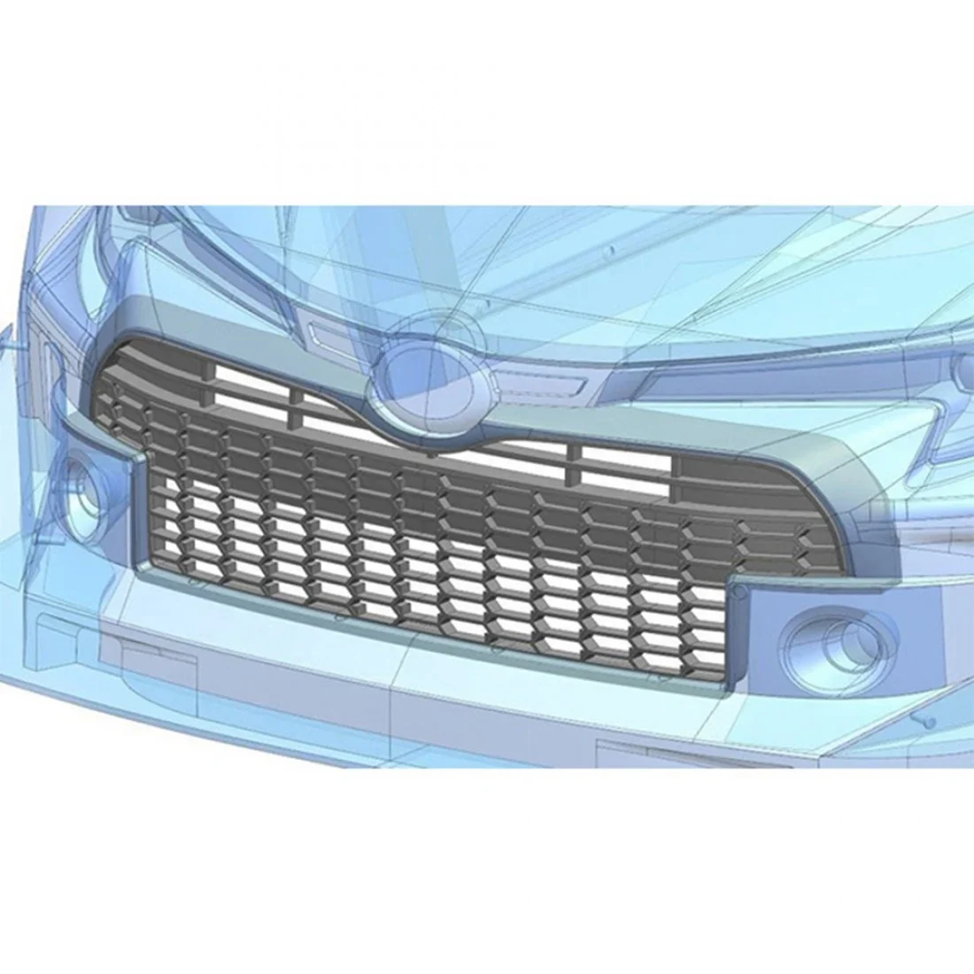 1-10 Corolla FRONT GRILL for AD-RB11 - Real Body Parts SET2 [Addiction] AD-RB11-P2 - Image 2