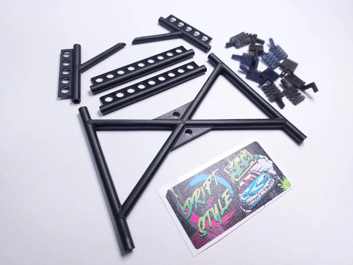 1/10 Drift Roll Cage V1  / Roll Bar Set [SRC] SRC-ROLLCAGE1 - Image 2