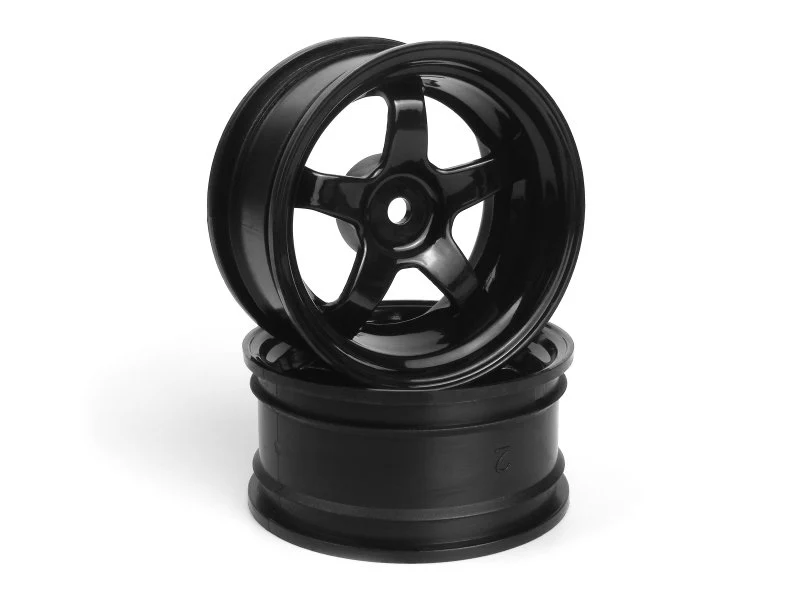 1-10 GLOSS BLACK WORK MEISTER S1 RIMS - 6mm DEEP DISH WHEELS [HPI Racing] 160525 - Image 3