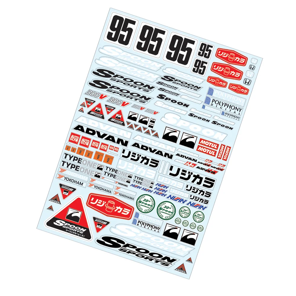 1-10 LIVERY: SPOON ADVAN DECAL SHEET STICKERS  [TEAM-C] TC902
