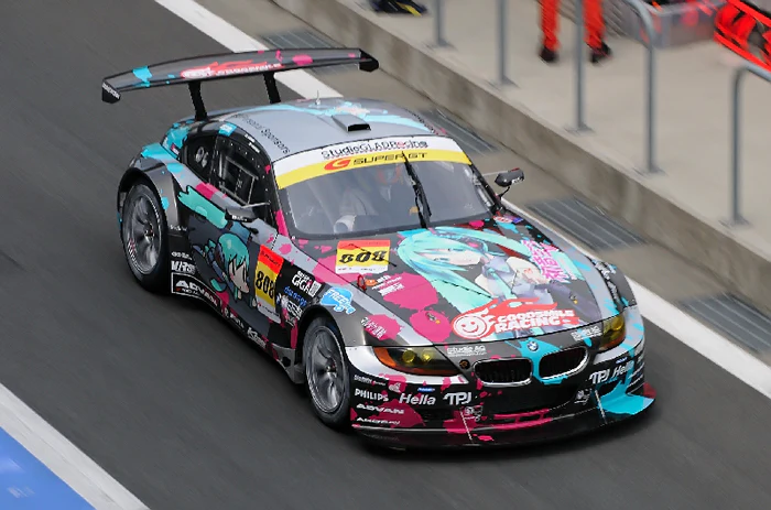 1-10 Livery: Hatsune Miku - Team STUDIE GLAD  Decal Sticker Sheet [Tamiya] TAM-HATSUNE - Image 2