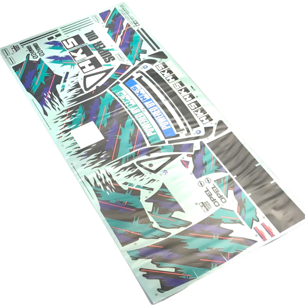 1-10 Livery: Powered By HKS OIL SLICK Decal Sticker Sheet [Tamiya] TAM-HKS-O