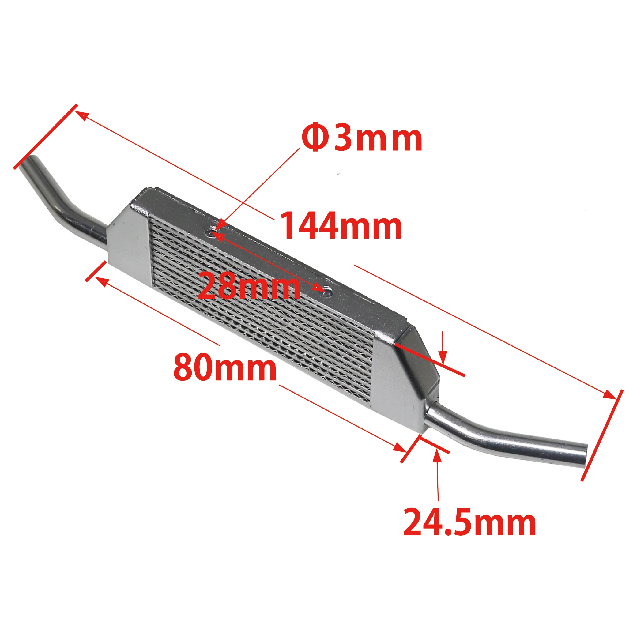 1-10 Realistic Scale ALUMINUM 80mm Intercooler  [Eagle] AP-04-IA-GU - Image 3