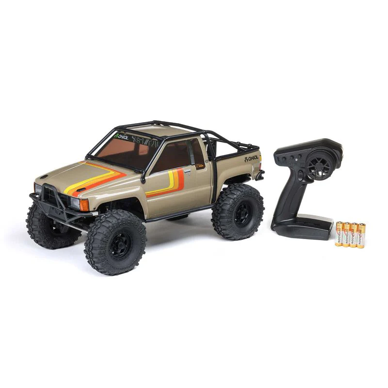 1/10 SCX10 III 1987 Toyota SR5 4X4 RTR Brushed Rock Crawler Truck (RED / TAN) [Axial] AXI-2062T1 TAN AXI-2062T2 RED - Image 3