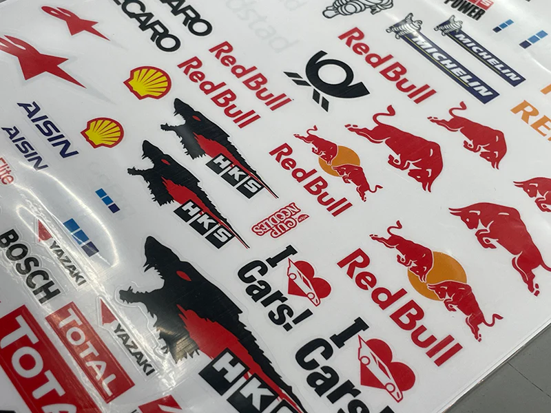 1-10 SLAPS: Rockstar Redbull Falken Formula D Decal Sheet LBWK DRIFT STICKERS [TEAM-C] ROCKSTAR-918 - Image 5