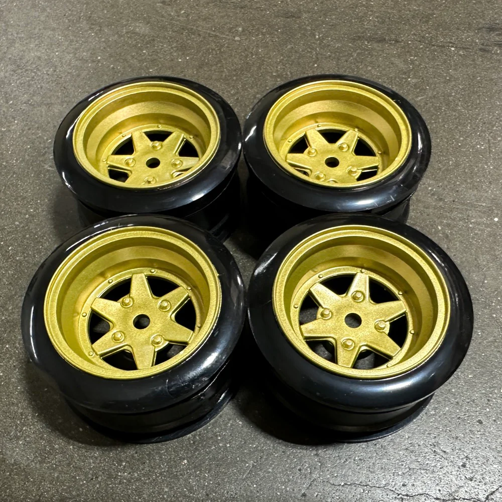 1-10 SSR LONGCHAMP XR-4 RIMS (GOLD) +6 (4 PACK) (INCH DOWN) [K FORCE] KF-8744 - Image 2