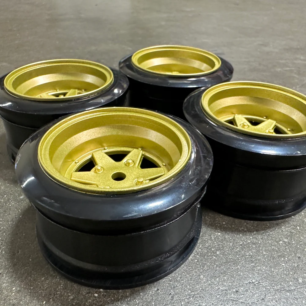1-10 SSR LONGCHAMP XR-4 RIMS (GOLD) +6 (4 PACK) (INCH DOWN) [K FORCE] KF-8744 - Image 3