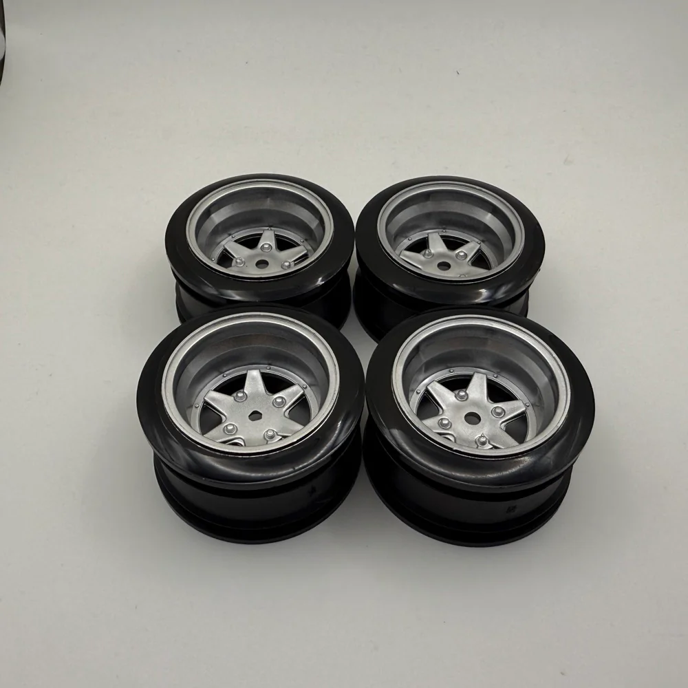 1-10 SSR LONGCHAMP XR-4 RIMS (SILVER) +9 (4 PACK) (INCH DOWN) [K FORCE] KF-5947 - Image 2
