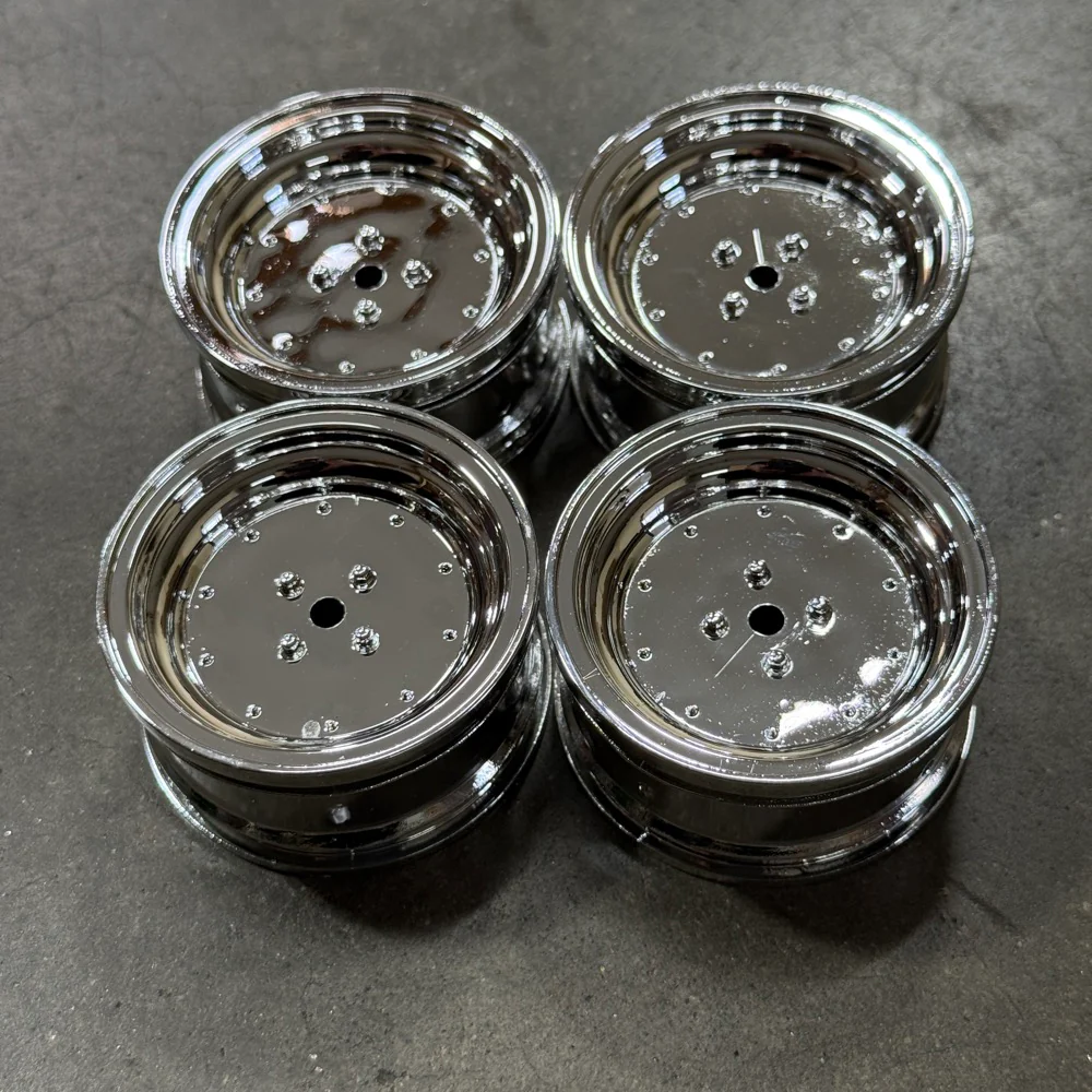 1-10 SSR MK1 RIMS +3 Chrome Dish (4 PACK)  WHEELS [K FORCE] SSRMK1-C - Image 2