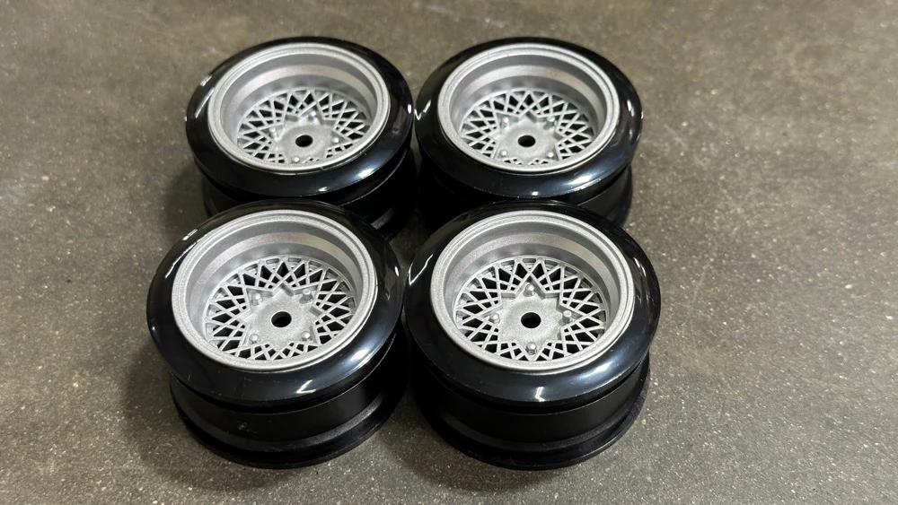 1-10 SSR REVERSE MESH RIMS (SILVER) +6 (4 PACK) (INCH DOWN) [K FORCE] KF-5271 - Image 2