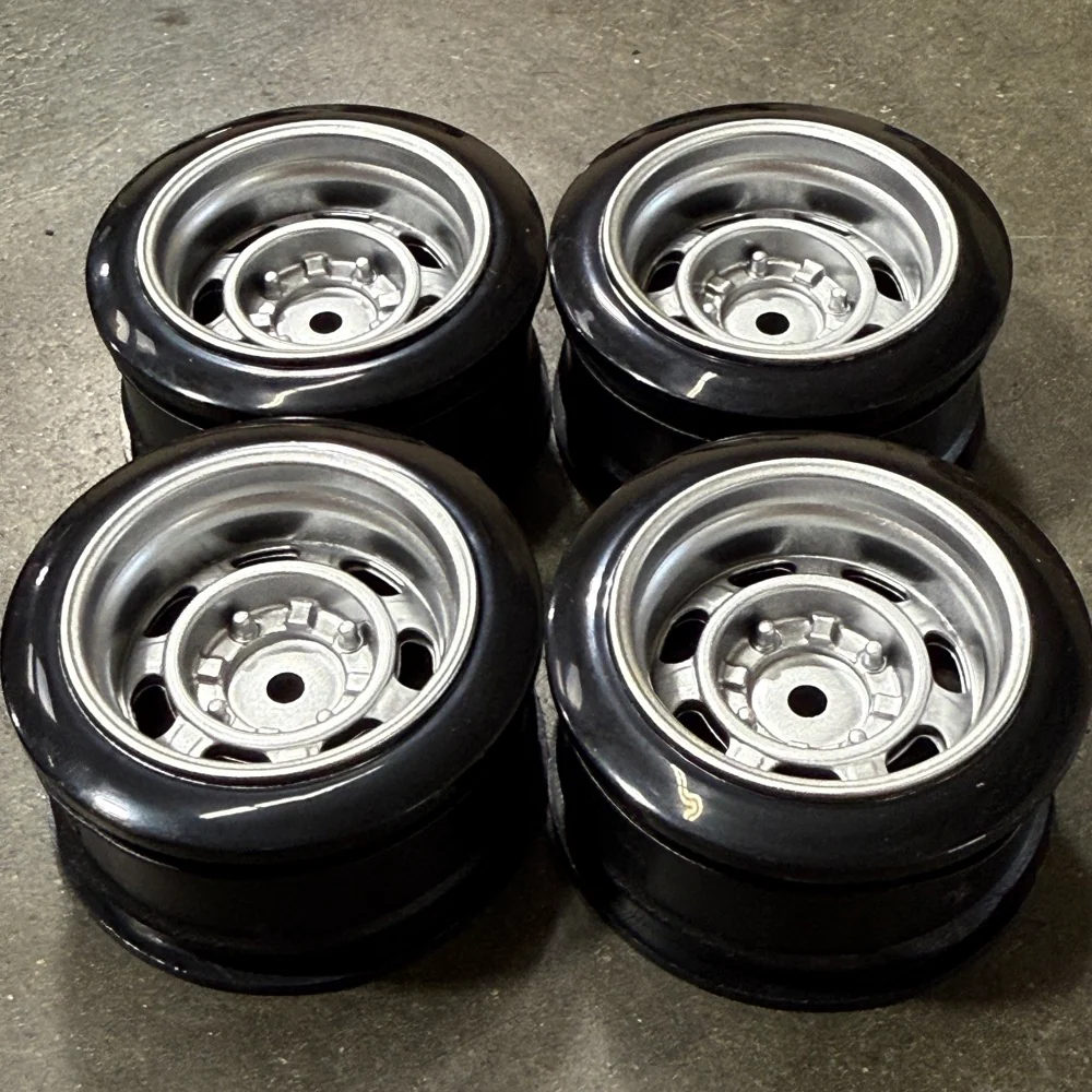 1-10 STEELIES 9mm OFFSET - INCH DOWN RIMS (smaller diameter face) (4 PACK) [K FORCE] KS-STEELIES-S9 - Image 2