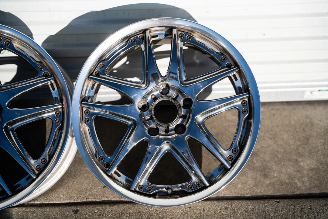 1-10 VOLK RACING GT-V RIMS - DEEP DISH +9 CHROME (4 PACK) [K SPORT] GTV-4010S-9mm - Image 3