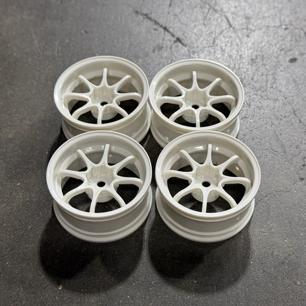 1-10 VOLK RACING RAYS CE28 RIMS +6 GLOSS WHITE (4 PACK) [K FORCE] KF-5311 - Image 2