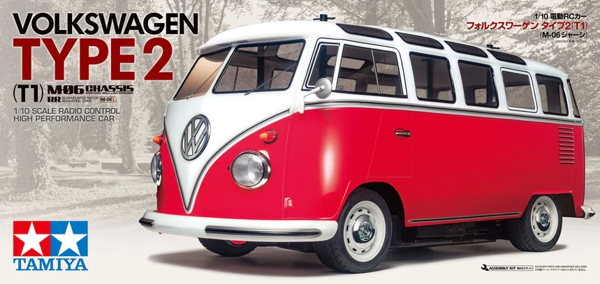 1/10 Volkswagen Van Type 2 T1 On-Road M-06 Chassis kit [Tamiya] 58668 - Image 2