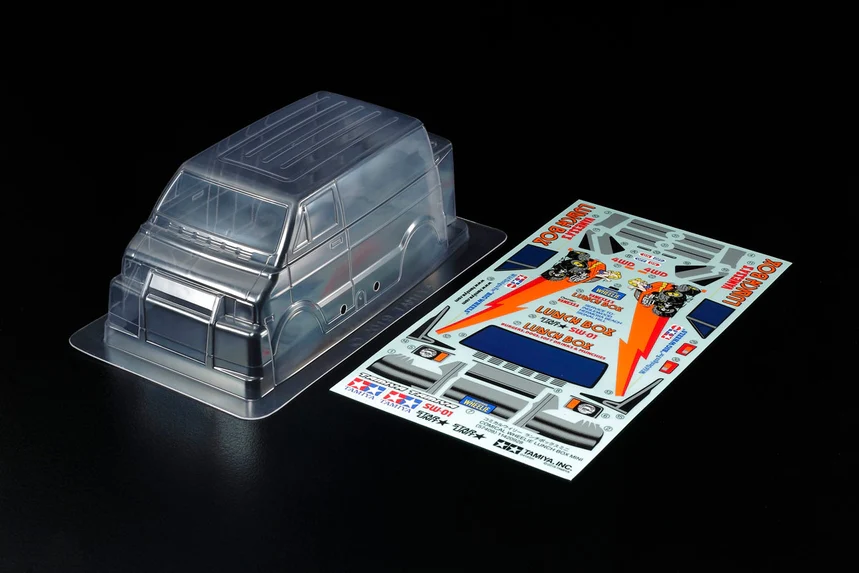 1-24 Lexan Clear LUNCHBOX Body X-SA SW-01  (92mm Wheelbase) [Tamiya] 54927