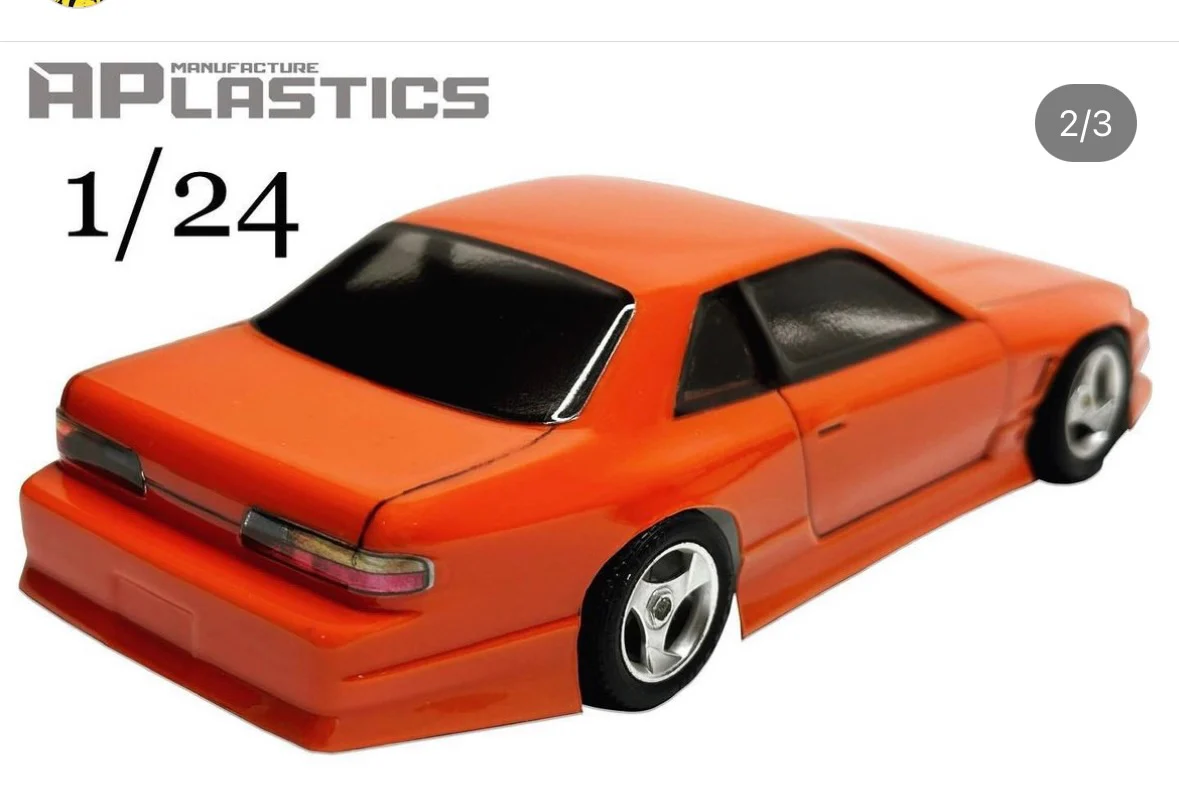 1-24 Nissan S13 Silvia Lexan Body Shell [Aplastics] S13-124 - Image 3