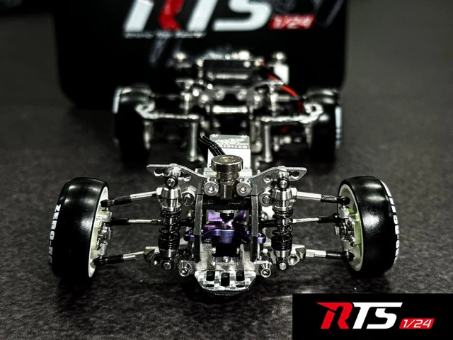 1/24 RTS - Silver Carbon Fiber Chassis Kit [Rhino Racing] RTS-620 - Image 6