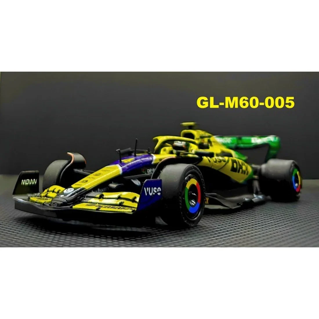 1-28 GL Formula One Body Set #5  - Yellow / Green (No. 4) [GL Racing] GL-M60-005