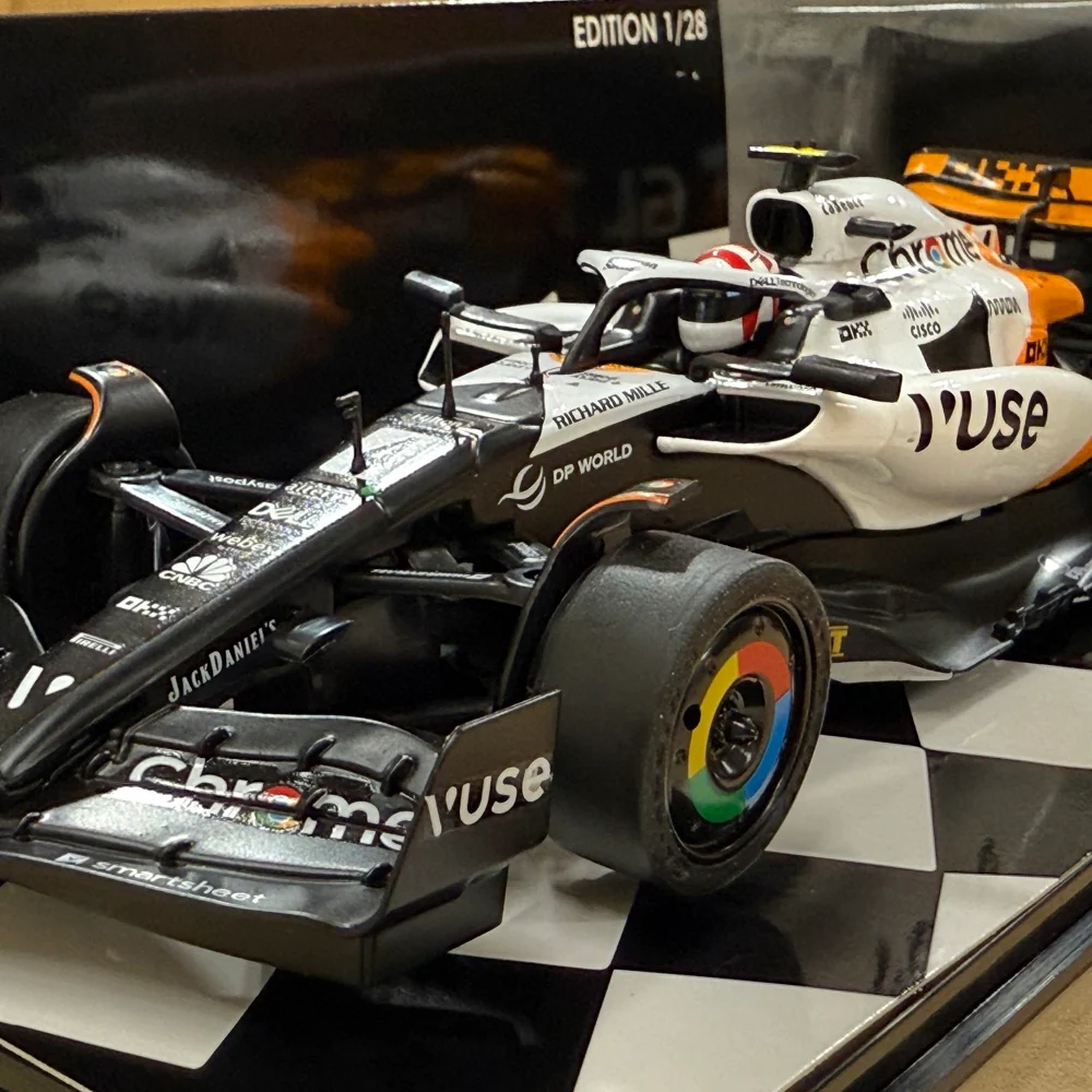 1-28 GL Formula One Body Set #2  - Orange / White (TC4 ) [GL Racing] GL-M60-002 - Image 2