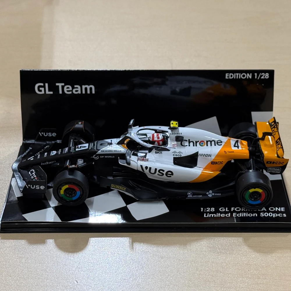 1-28 GL Formula One Body Set #2  - Orange / White (TC4 ) [GL Racing] GL-M60-002 - Image 3