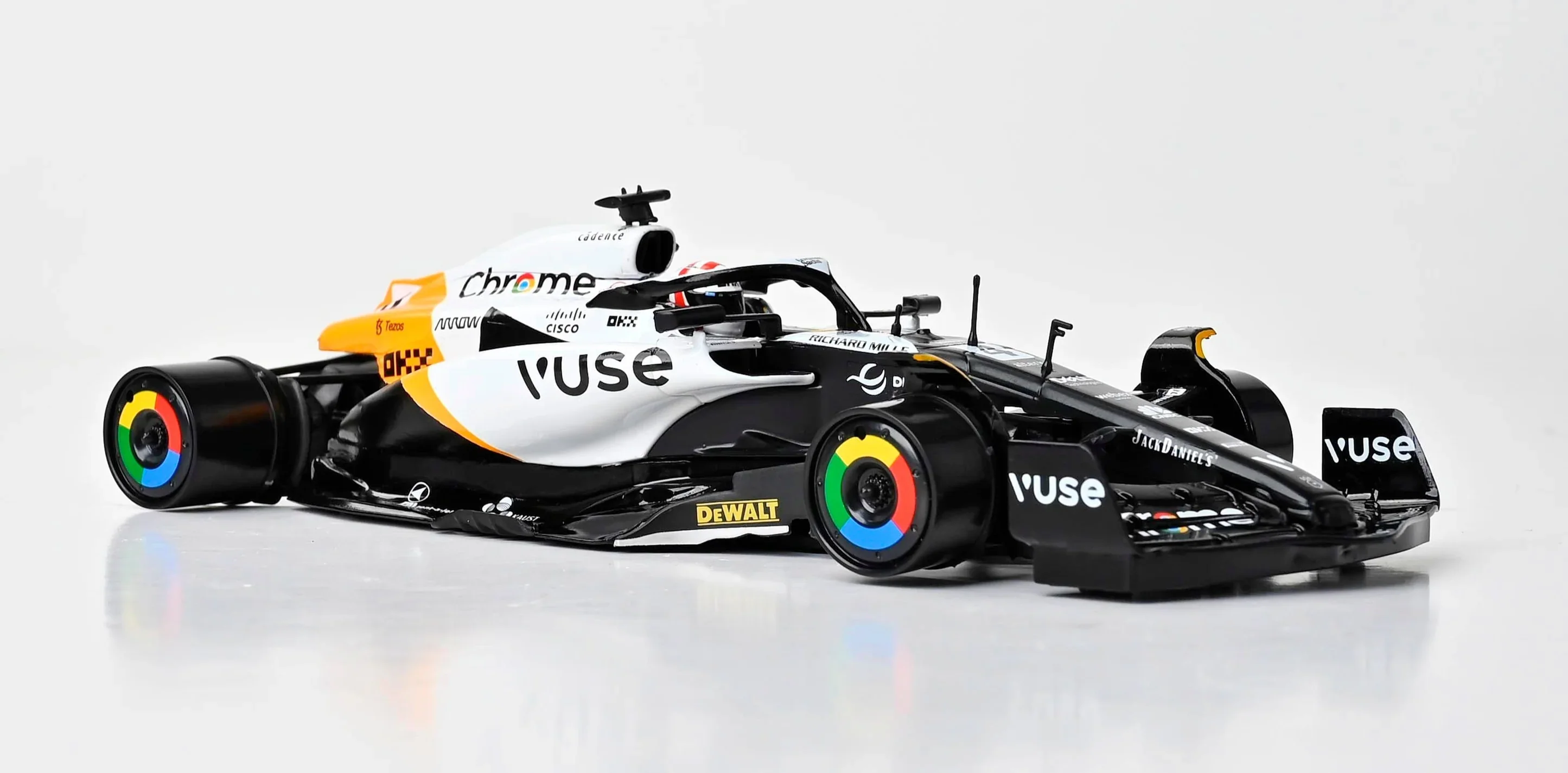 1-28 GL Formula One Body Set #2  - Orange / White (TC4 ) [GL Racing] GL-M60-002 - Image 5