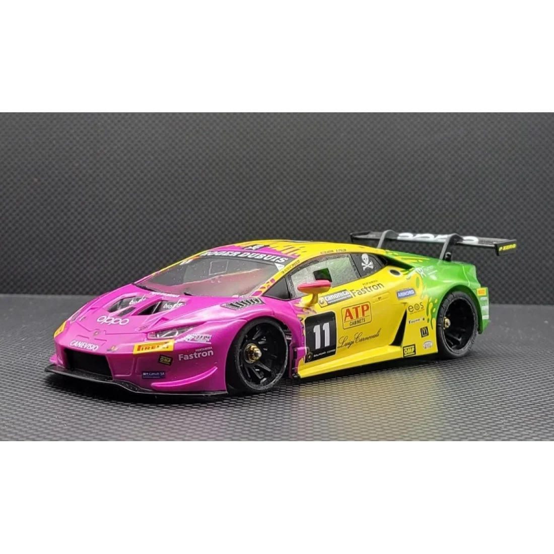 1-28 GL LBO GT3 Body 008 (Purple Yellow 11) (98mm) for Mini-Z [GL Racing] GL-LBO-GT3-008