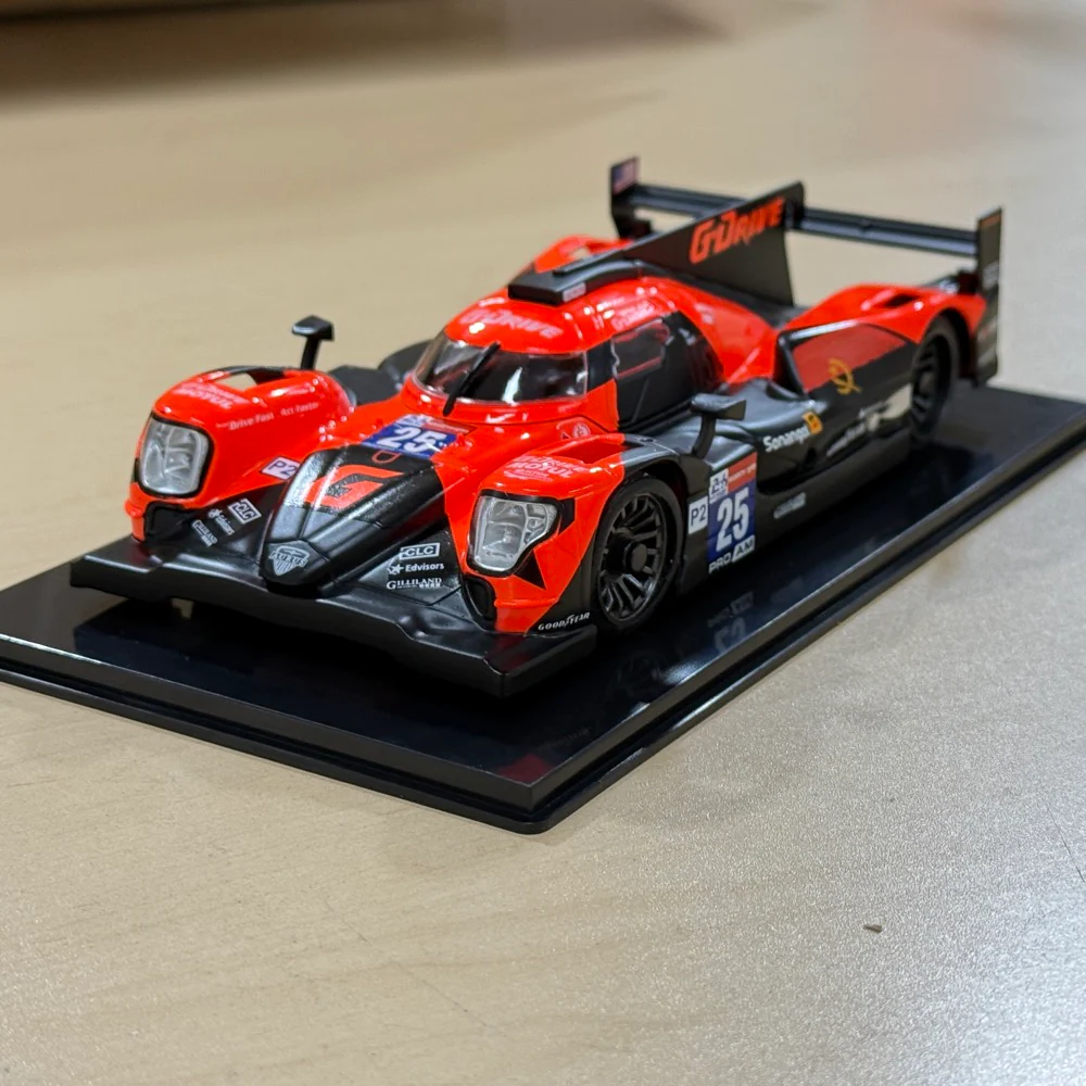 1-28 GL LMP2 #003 - RED / BLACK Painted Body (102mm WB) [GL Racing] GL-LMP2-003