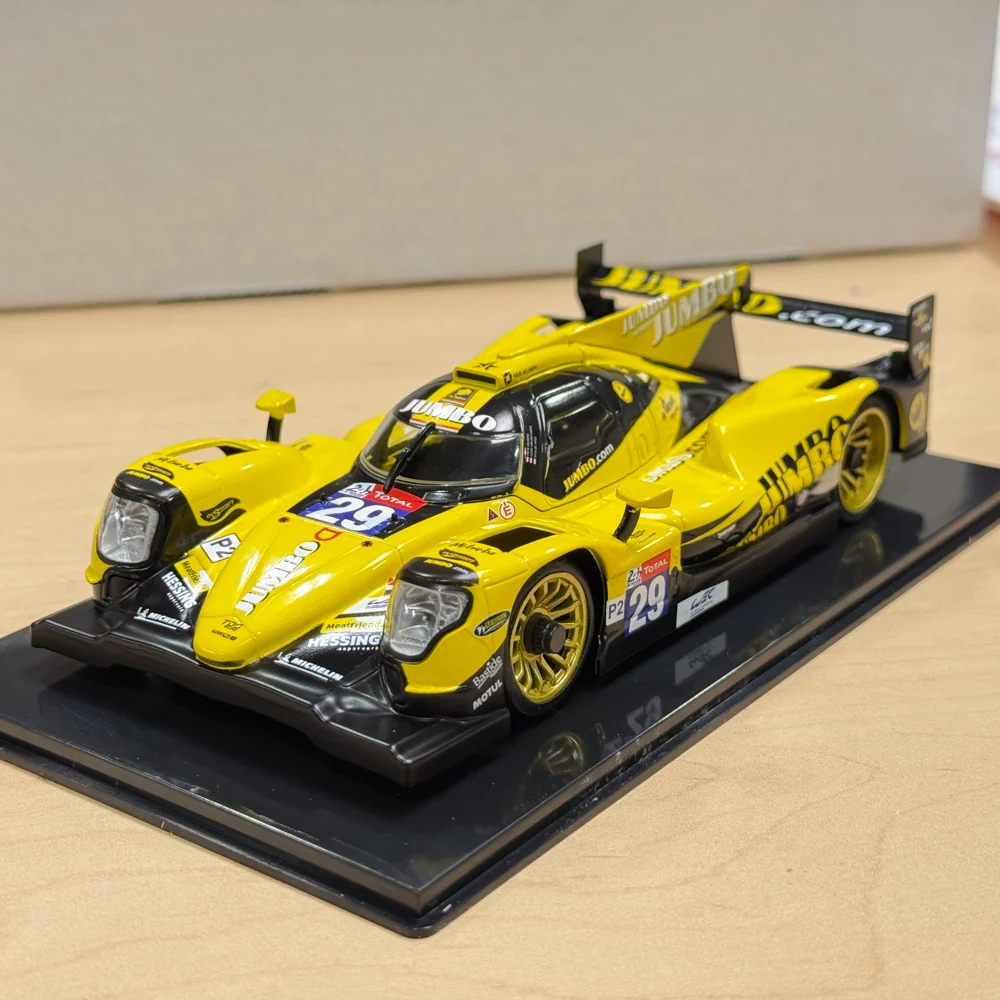 1-28 GL LMP2 #004(29) - YELLOW / BLACK Painted Body (102mm WB) [GL Racing] GL-LMP2-004