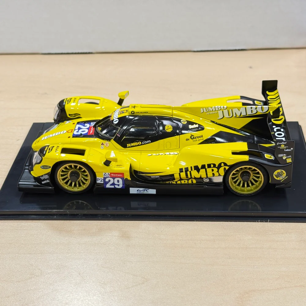 1-28 GL LMP2 #004(29) - YELLOW / BLACK Painted Body (102mm WB) [GL Racing] GL-LMP2-004 - Image 3