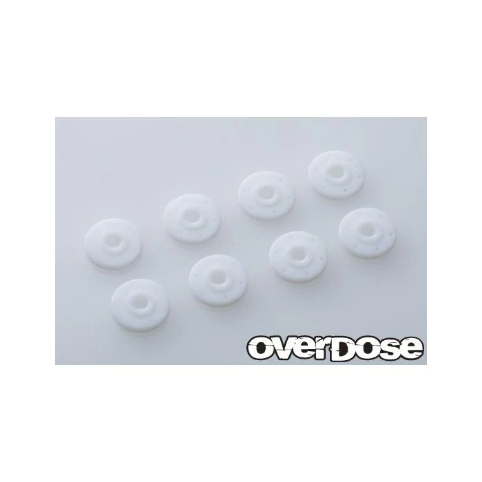 1.50t Machined Piston Set For HG spec 3 Dampers - φ0.7x6, φ0.8x6, φ0.9x6 Large 6 hole set [OVERDOSE] OD2842