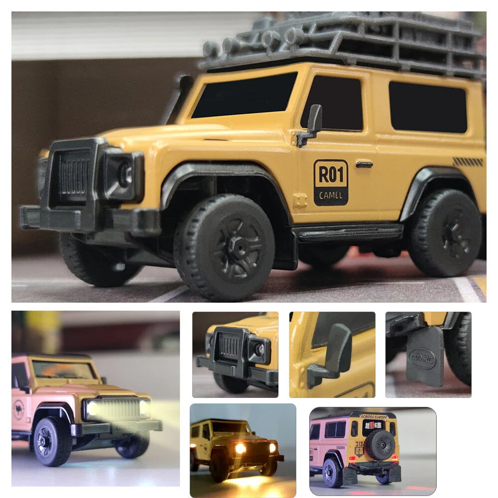 1-64 Mini Crawlers desert yellow Ready to Run Car - Off road truck [LDARC] R01 RTR L01 53 - Image 2