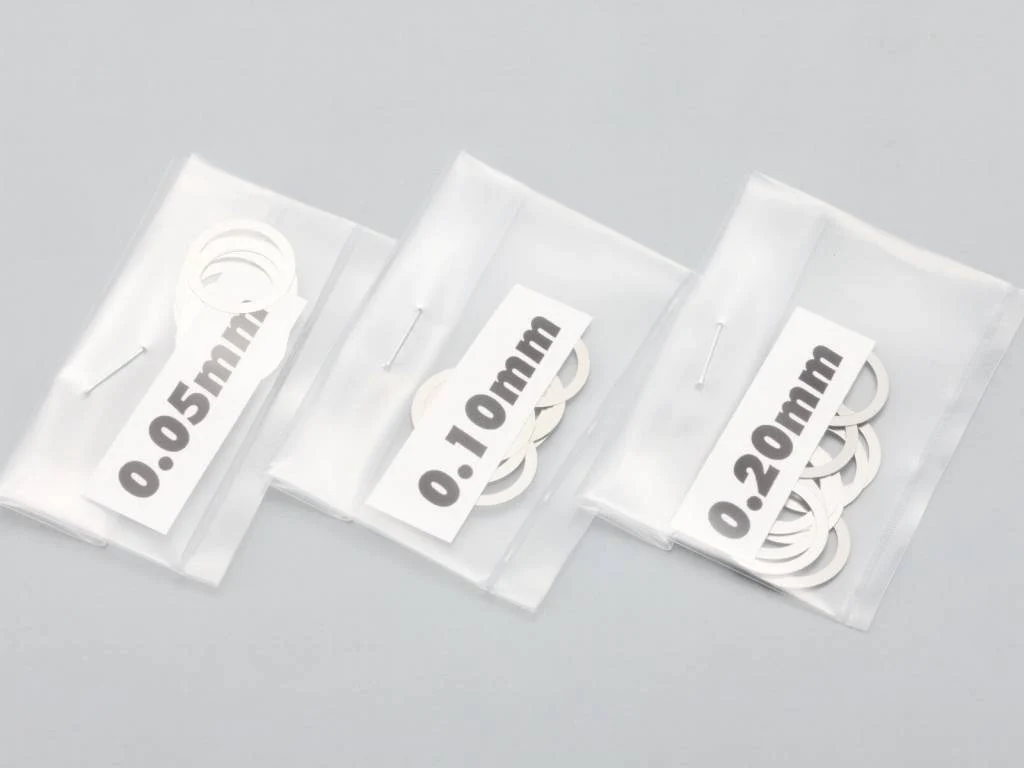 10.0mm Spacer Stainless Steel Shims (.05mm - .1mm .2mm) (30-Pack) [Yokomo] ZC-S100SA