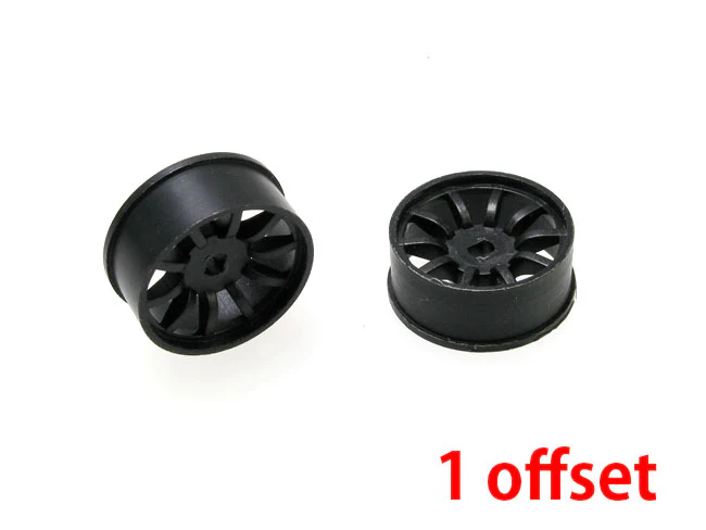 10-Spoke (BLACK) 1-28 Rims Wheels Set DRZ AWD Mini-Z Cars [PN Racing] 410BF - Image 3