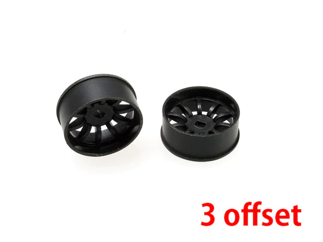 10-Spoke (BLACK) 1-28 Rims Wheels Set DRZ AWD Mini-Z Cars [PN Racing] 410BF - Image 5