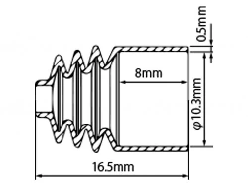 10mm Dust Boots (UNIVERSAL USE) [DLIKE] DL407-2 - Image 3