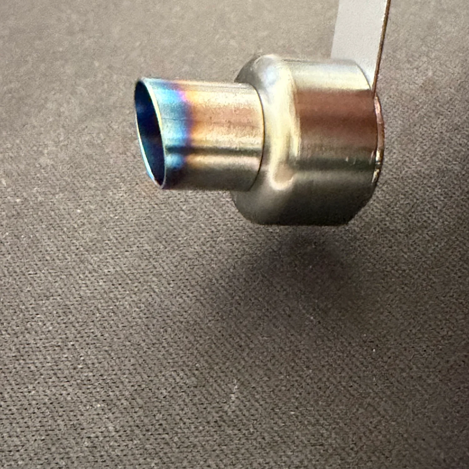 10mm Titanium Burnt Tip (ANGLE Cut) 1-10 MUFFLER EXHAUST[Usukani] 523A - Image 2