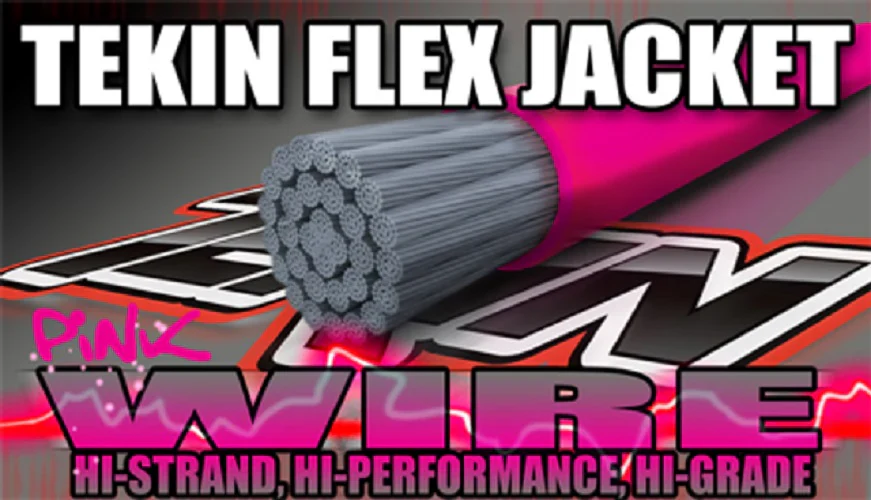 12AWG PINK SILICON POWER ESC BATTERY WIRE - CABLE - 1 METER FlexWire [TEKIN] TT3009 - Image 2
