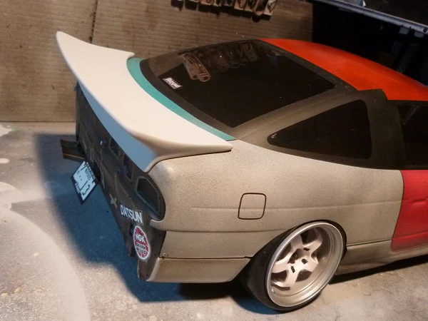 180SX Street Style Spoiler DUCK - WHALE TAIL 155mm wide [D'MAGIC] DM6-100 - Image 3