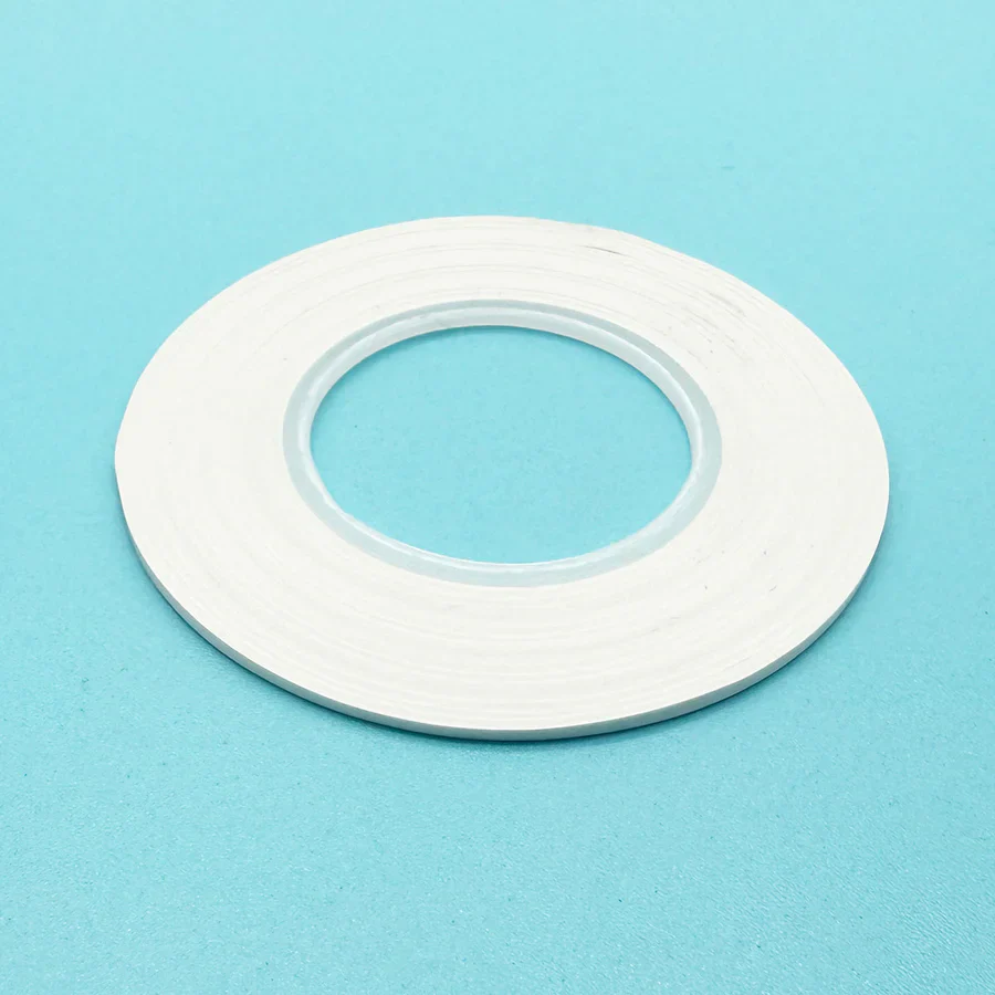 1mm x 18m Vinyl Tape (Curved White Masking Tape) [SpazStix] SZXVT01