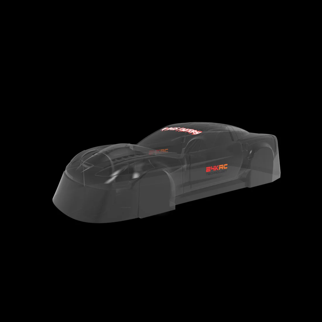 2004 Chevy Corvette C6 w/ D-SAITO WIDEBODY Z06 1-10 Drift Body Shell [24K] TAF70021 - Image 4