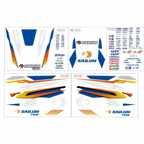 2021 Semi Tanaka D1 S15 SAILUN Livery Set [Taka] TAKA-20222