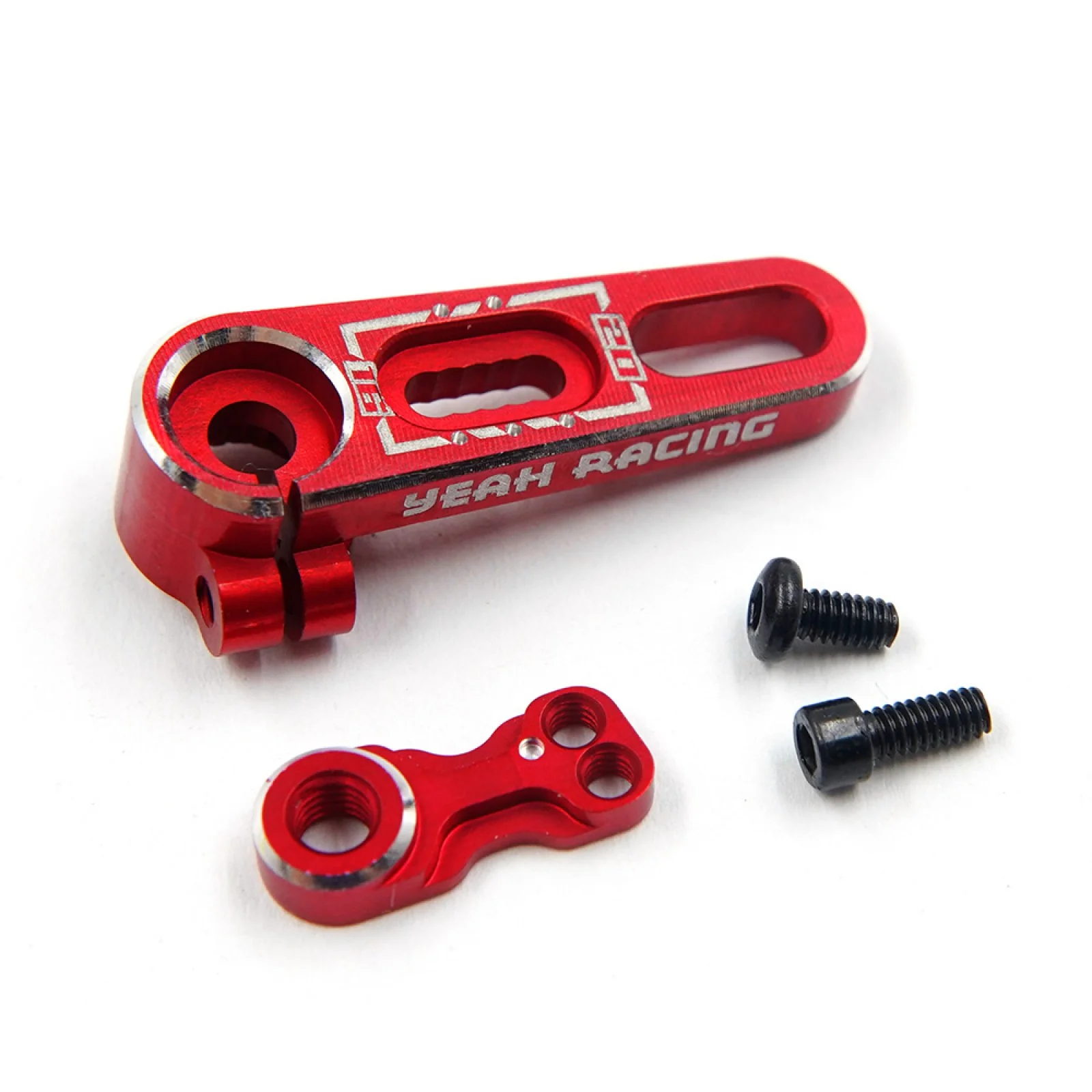 25T Aluminium 7075 Adjustable Servo Horn 15.5mm to 20mm (Purple, Red, Blue, Black) [Yeah Racing] YA-0737 - Image 4