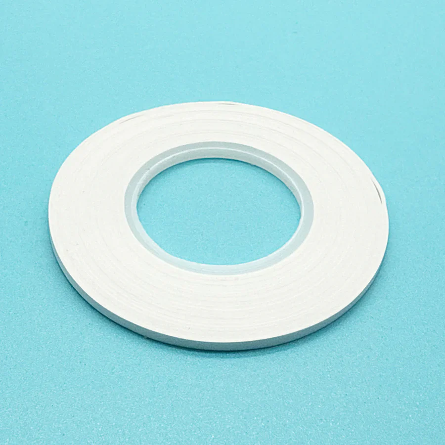 2mm x 18m Vinyl Tape (Curved White Masking Tape) [SpazStix] SZXVT02