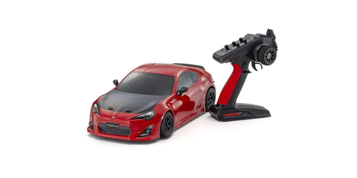 2WD Fazer FZD2 RTR - ReadySet Toyota 86 GT RED - Adjustable Wheelbase - Ready to Run RWD 1/10 Drift Car [Kyosho] 34502T1