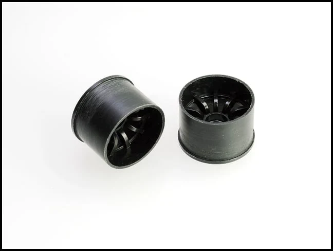 2WD Machine Cut - 10 Spoke Wheels BLACK - RWD Rims for Mini-Z (1-28) (8.5mm - 11mm - 14mm) [PN Racing] - Image 10